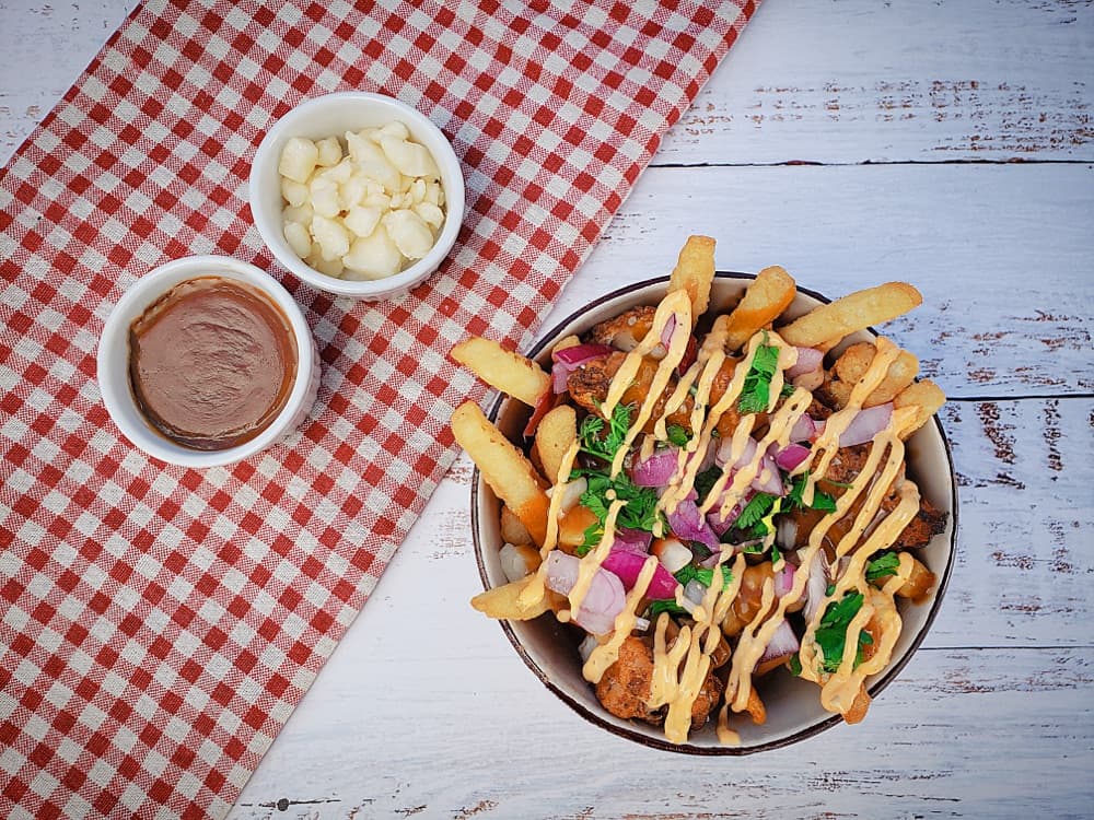 Chicken 65 Poutine
