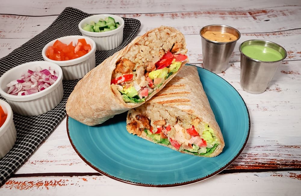 Malai Tikka Wrap